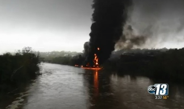 Crude Oil Spill on the James River, VA